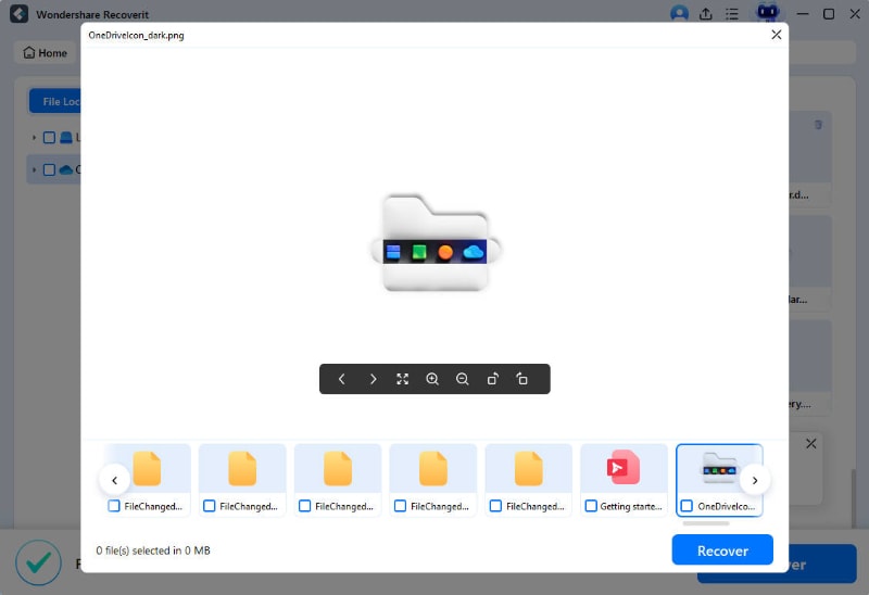 one drive preview