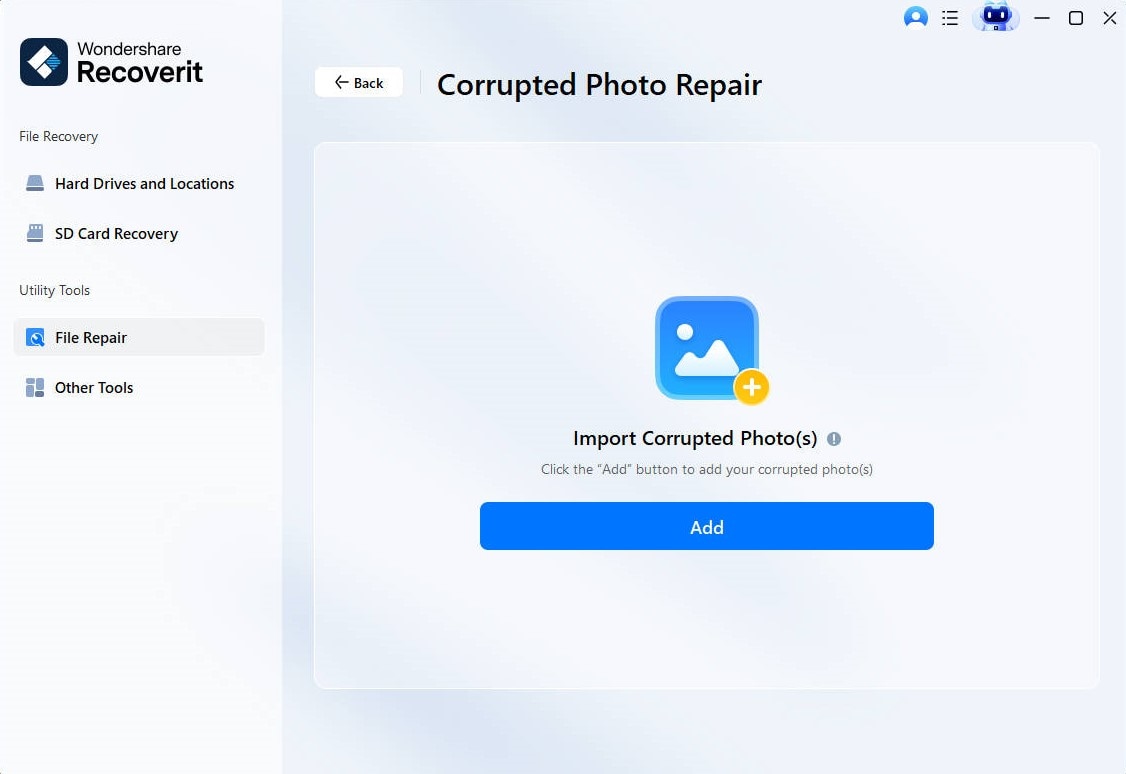 corrupted photo repair