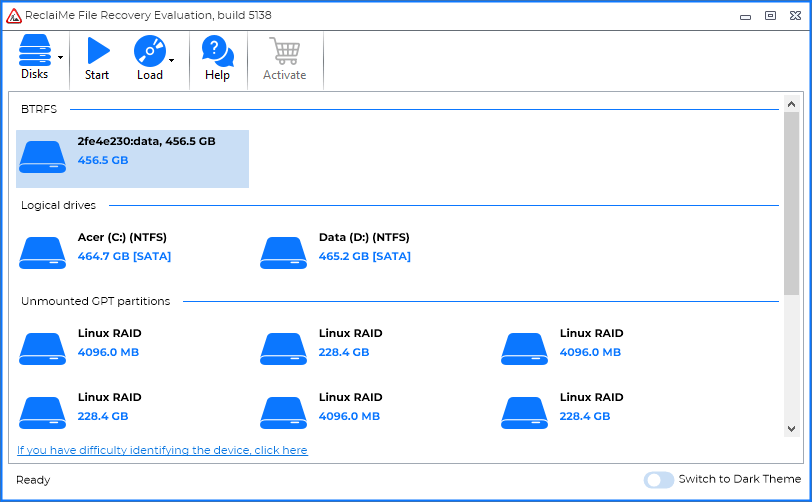 reclaime nas data recovery
