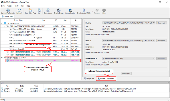r studio qnap server recovery