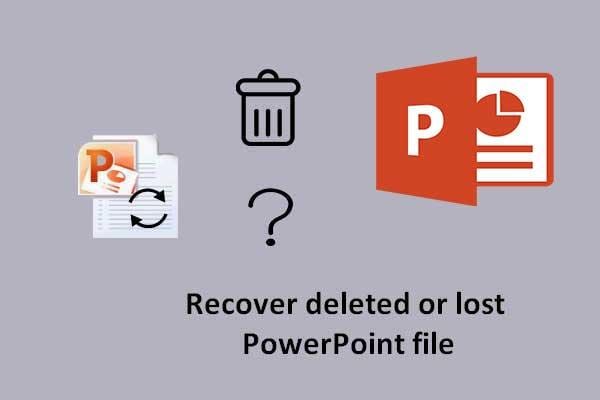 recover a lost powerpoint file