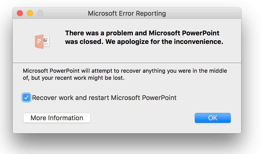 software crash