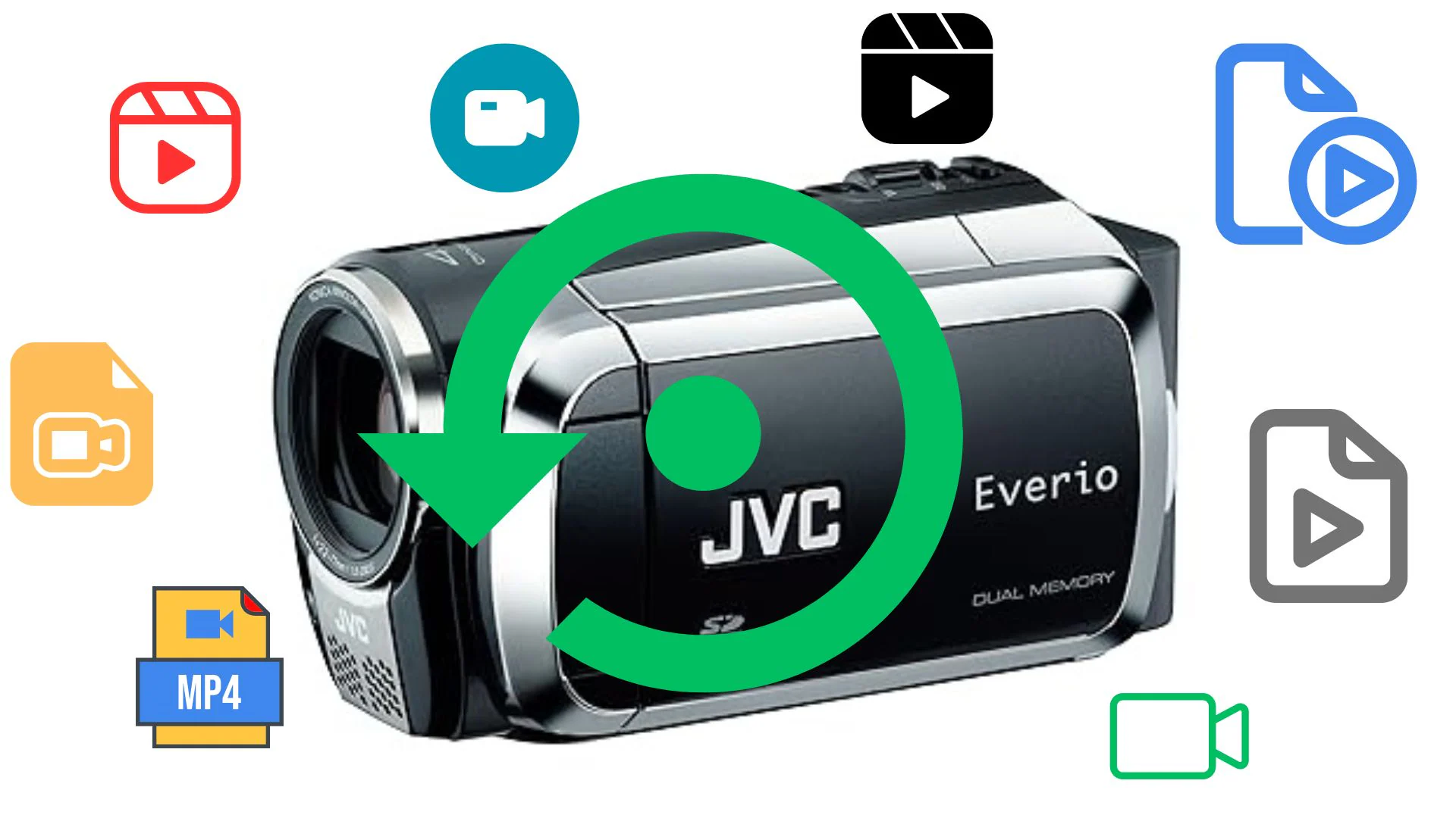 jvc camcorder video recovery