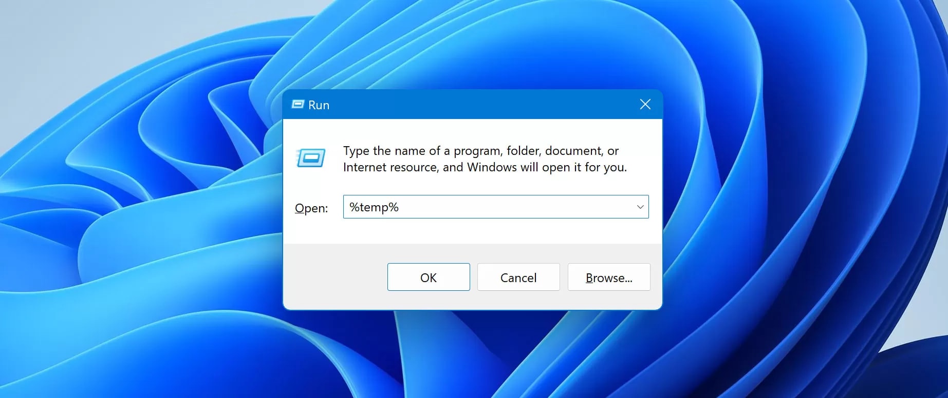 run temp command prompt
