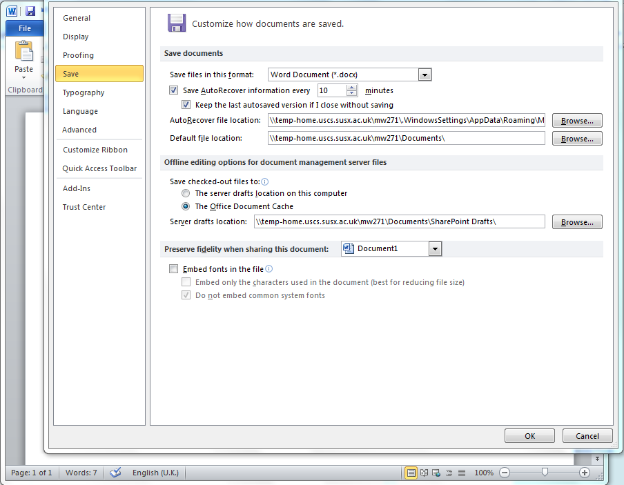 enable auto recover 