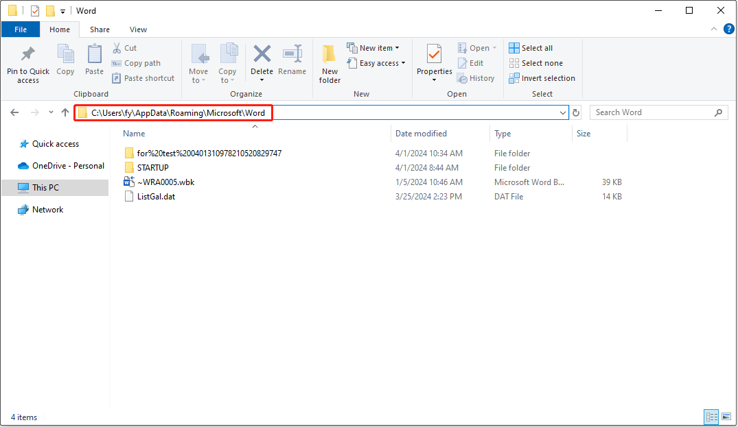 temp files folder windows 