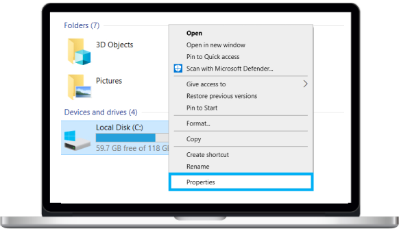 VérifierBad sectors can cause data corruption and read/write errors on your hard drive. le disque à l'aide de l'explorateur Windows