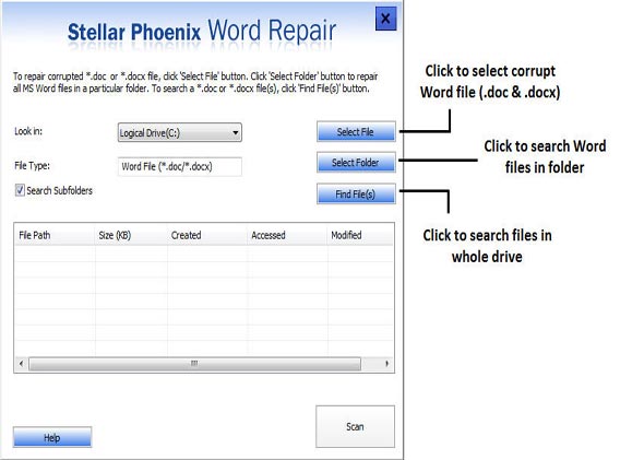 reparar archivo de Word corrupto