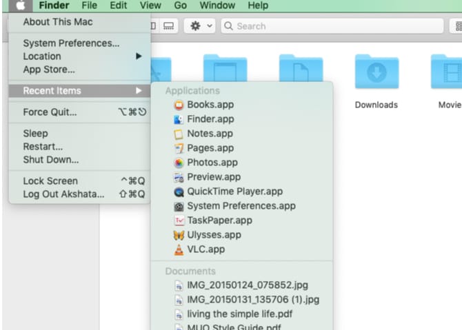 file searching on a mac