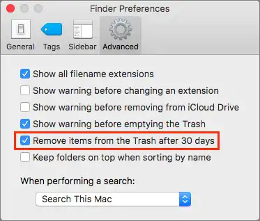 préférences-finder-mac