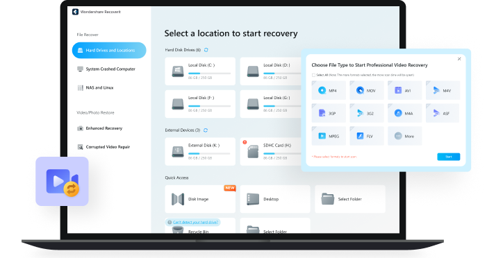 recoverit data recovery software free download