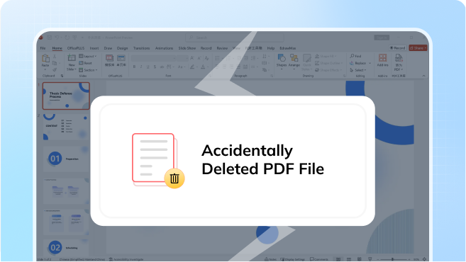 Accidentally Deleted PDF File