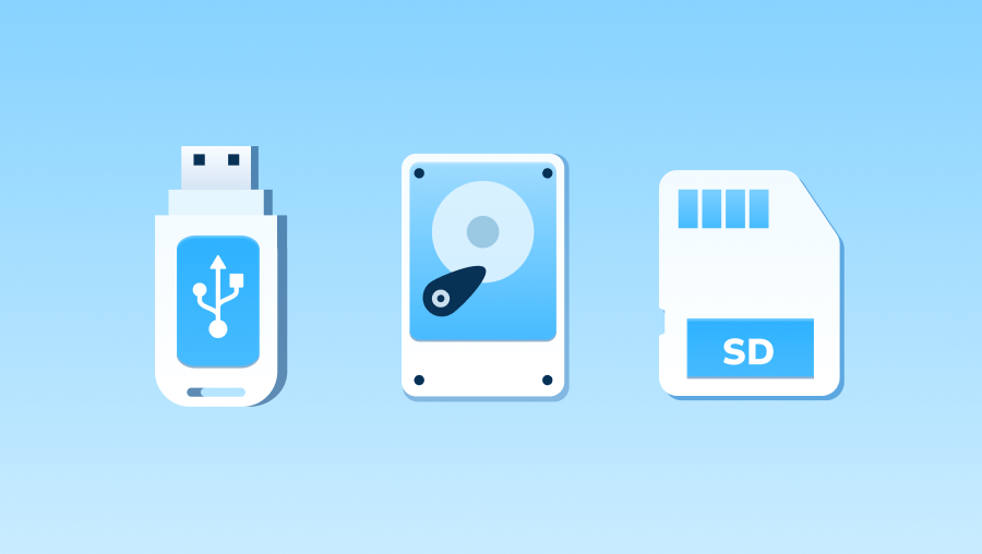 Recover PDF from external drives / SD Cards