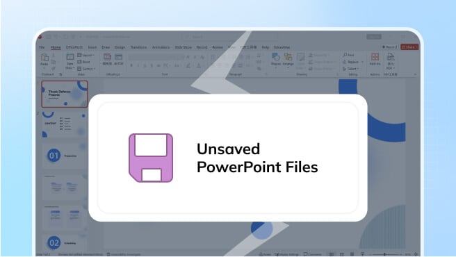Unsaved PowerPoint Files