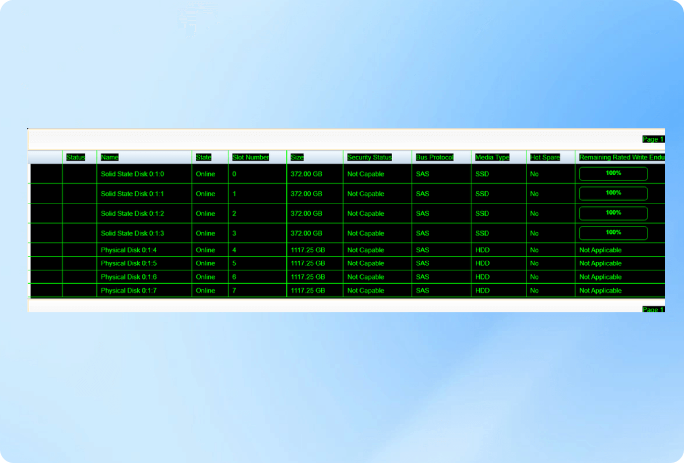 rebuild array