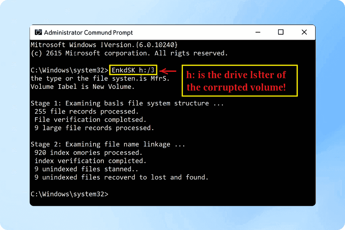 chkdsk