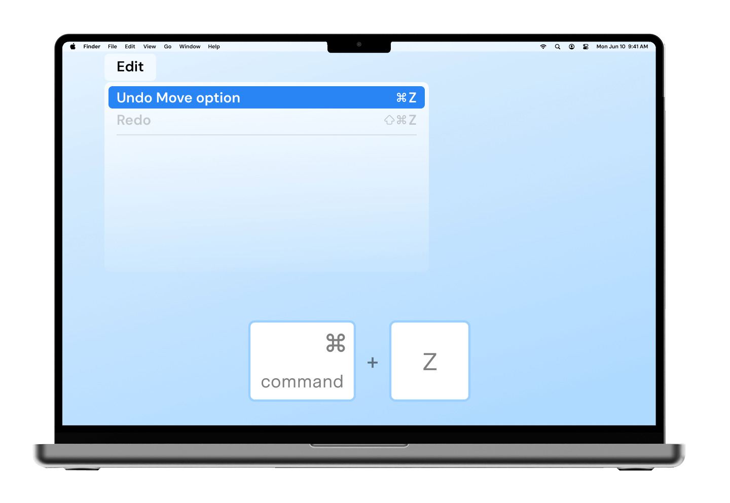 undo delete on mac