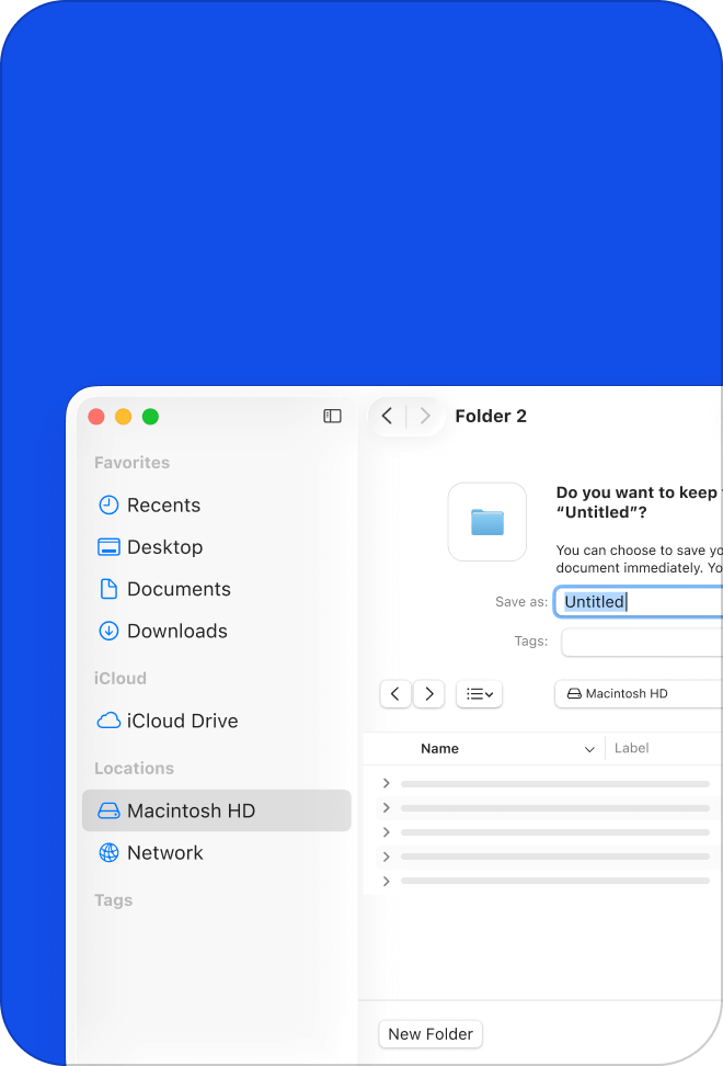 save recovered data to a new location