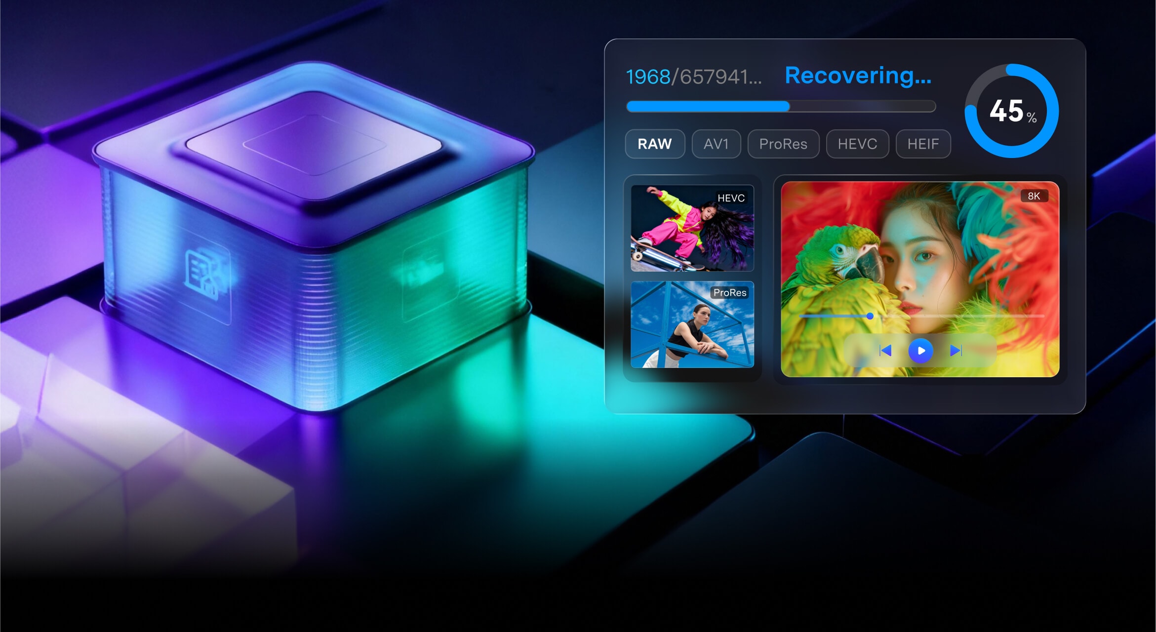 enhance video photo recovery pc