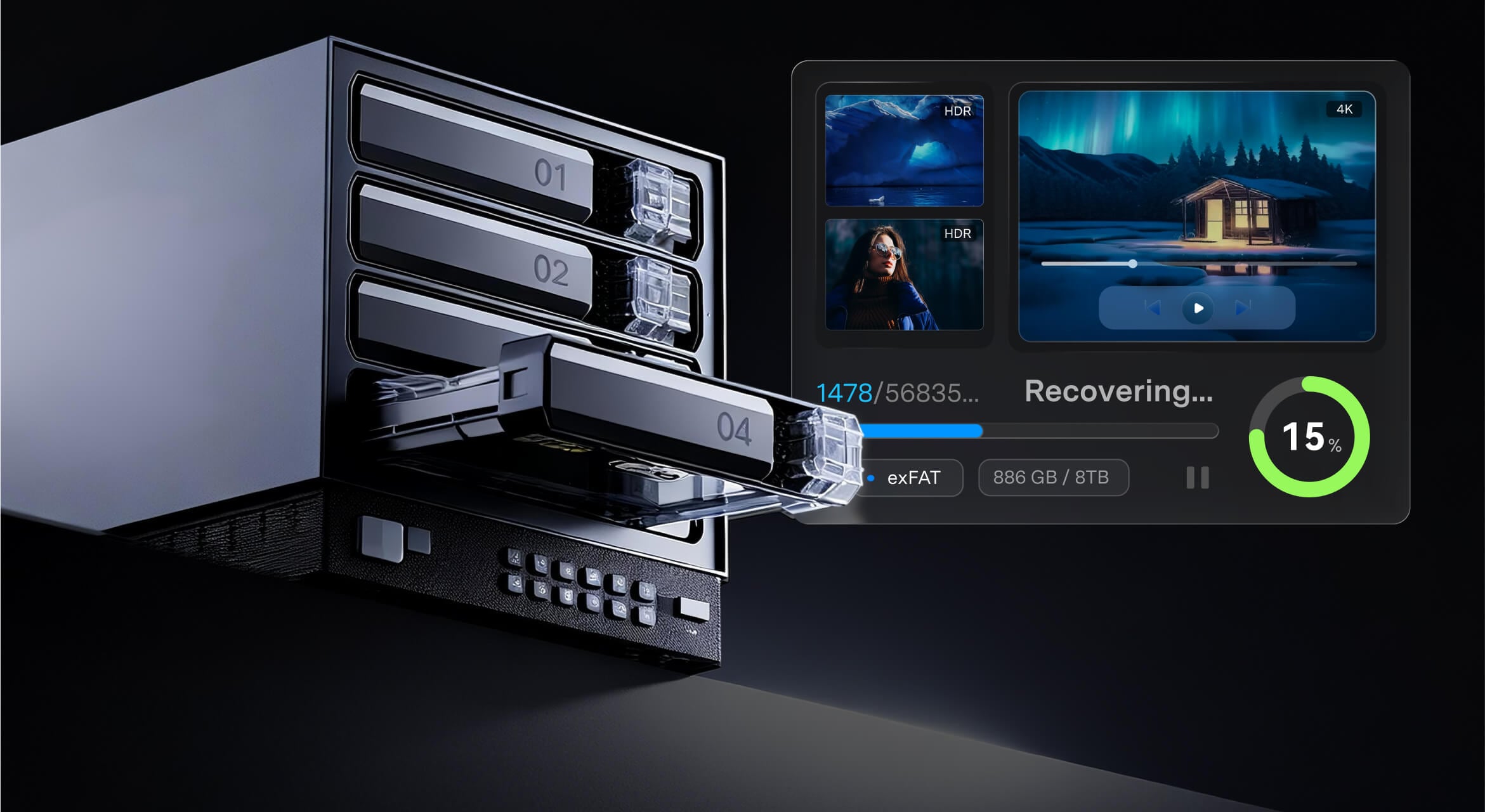 nas linux recovery pc