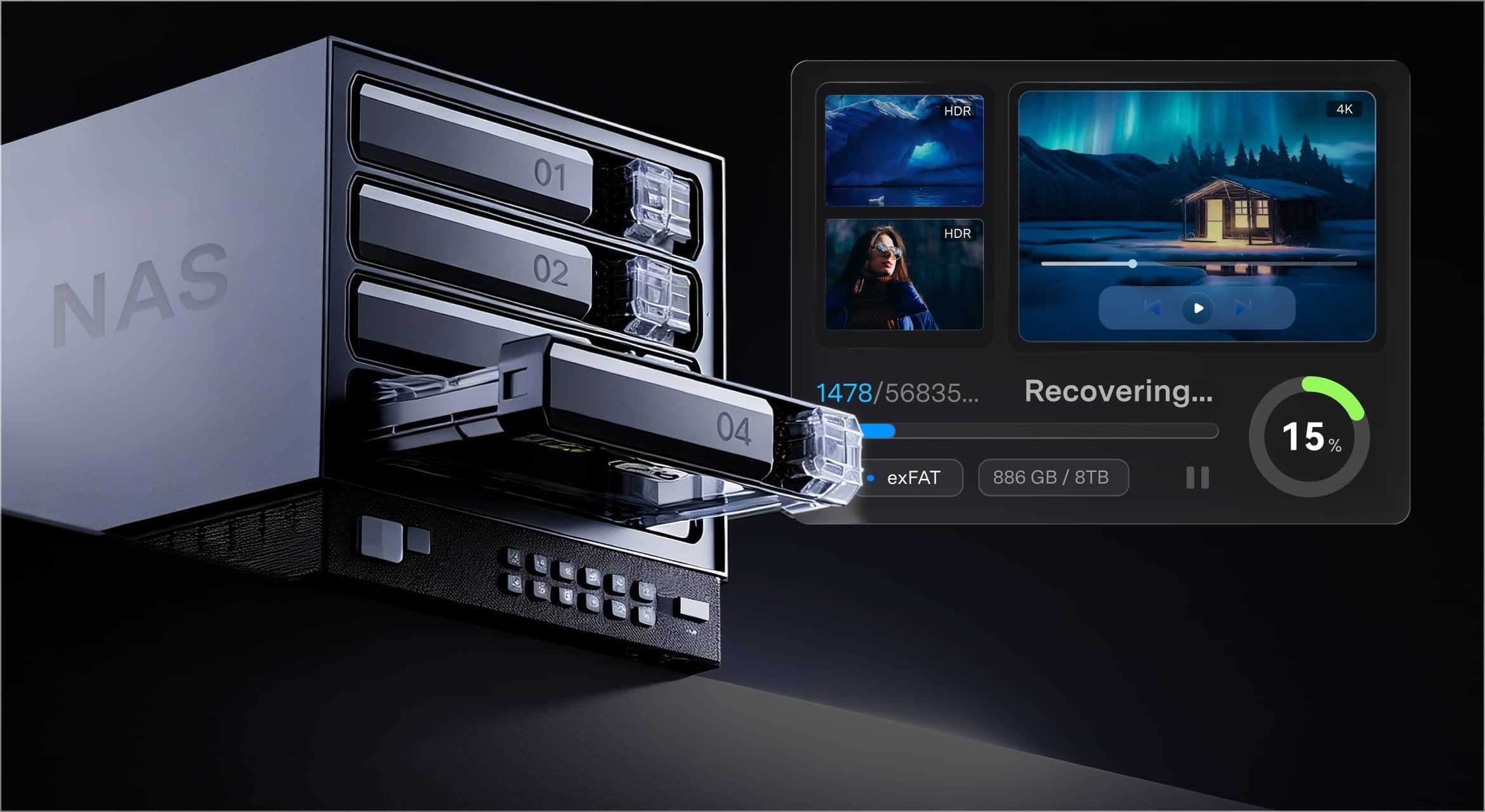 nas linux recovery pc