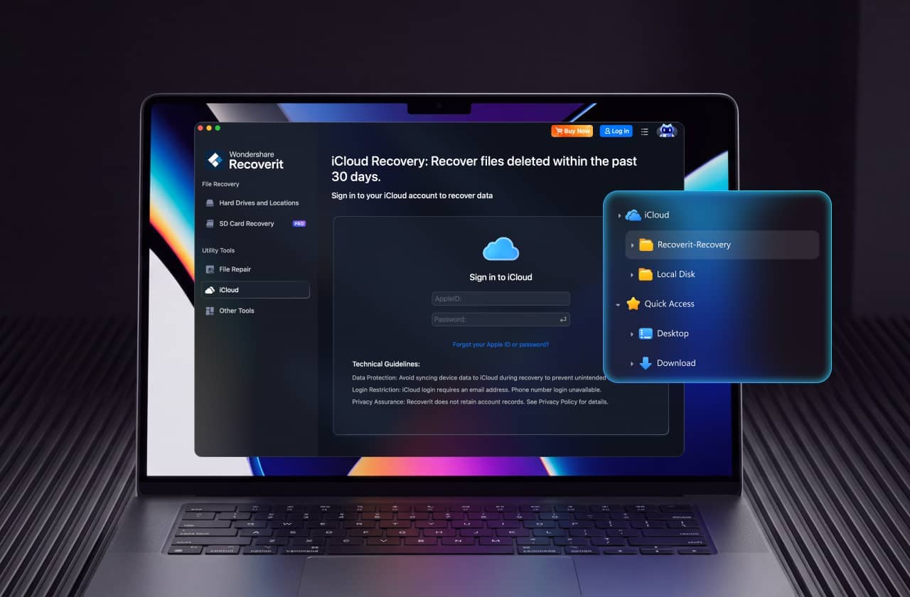 Recover to iCloud, Save Mac Storage