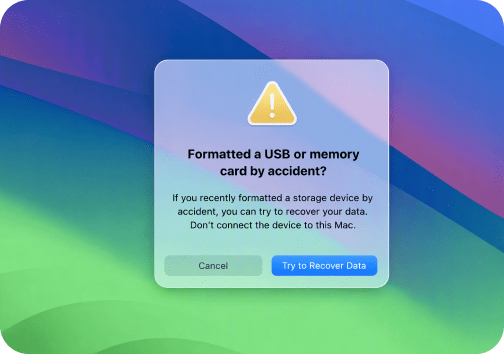 Formatted a USB or memory card by accident