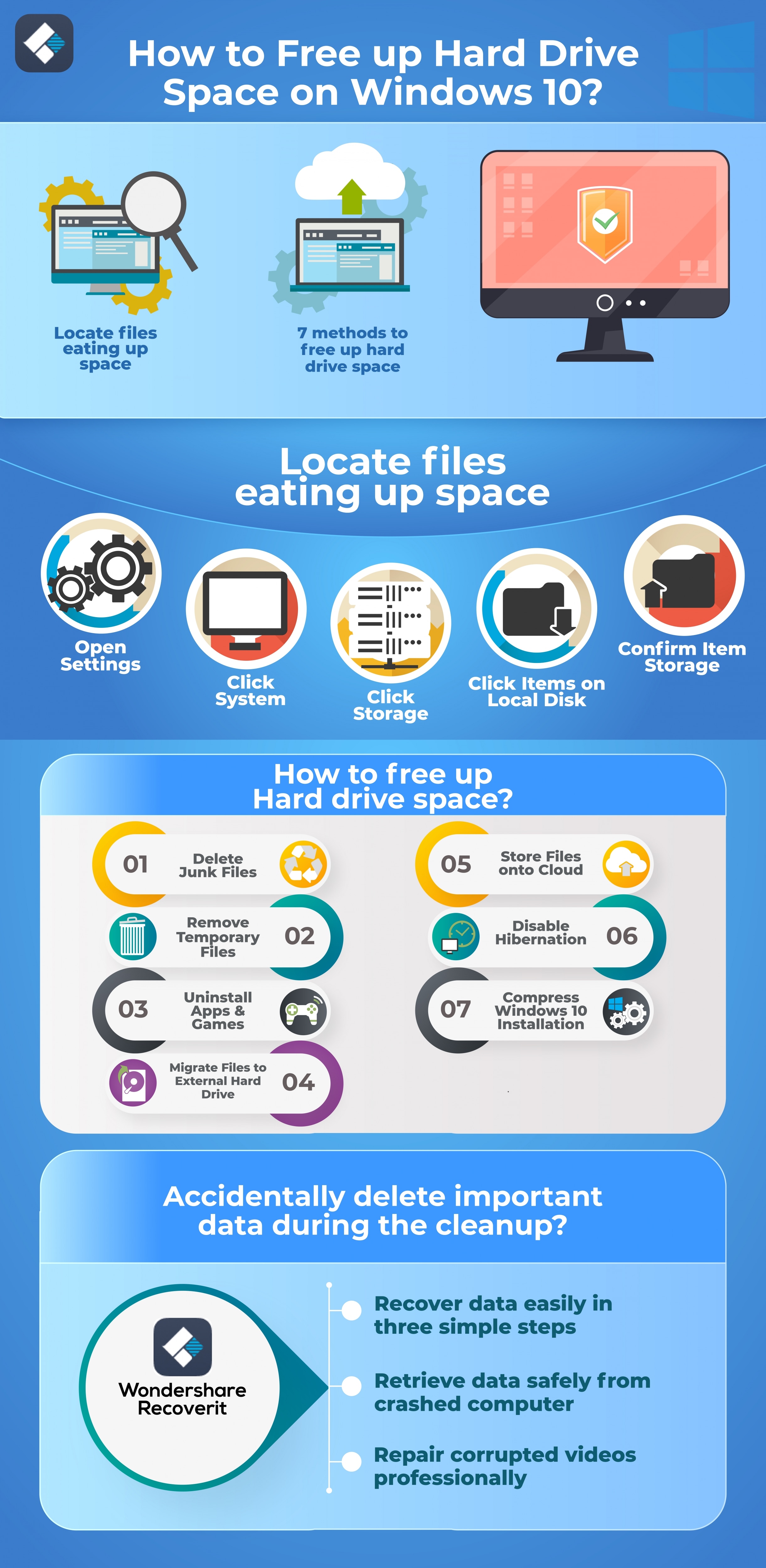 how to free space on hard drive windows 7