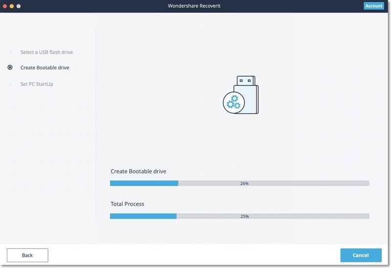 creating the bootable media