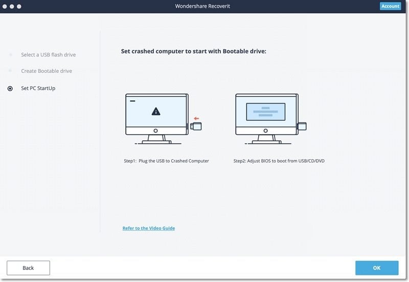 created bootable usb on mac