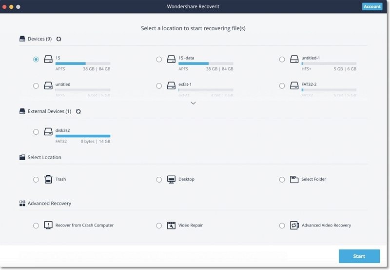 select hfs+ ssd