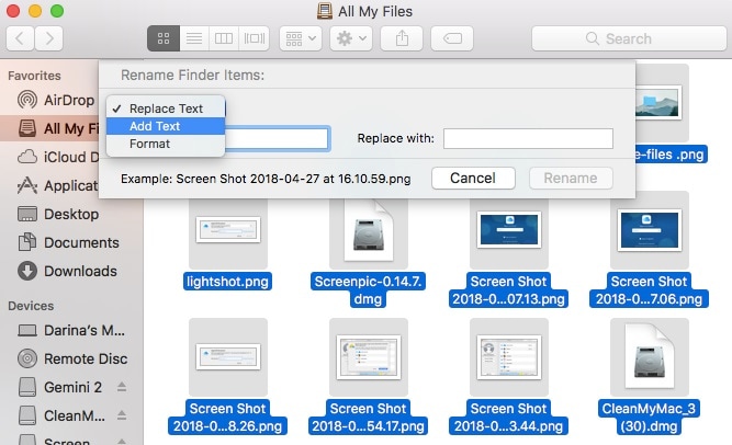 search for text in multiple files mac