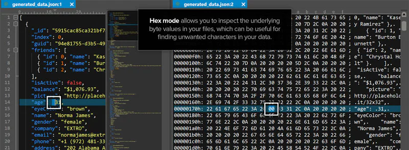 editor hexadecimal para reparar arquivos cr2