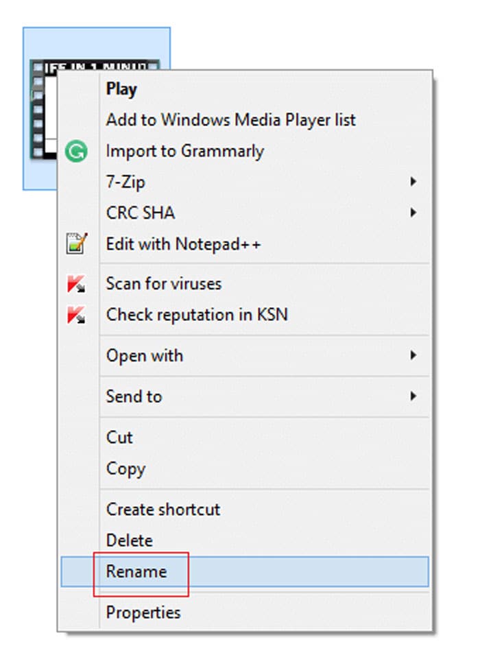 open file with media player