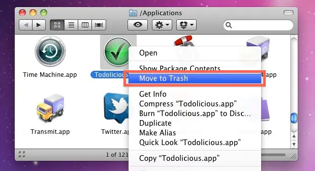 move to trash mac shortcut