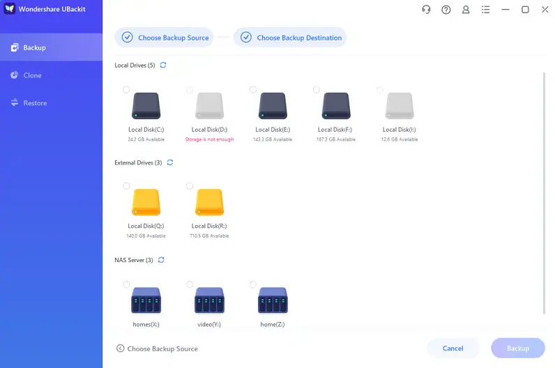 choose synology nas for incremental backup