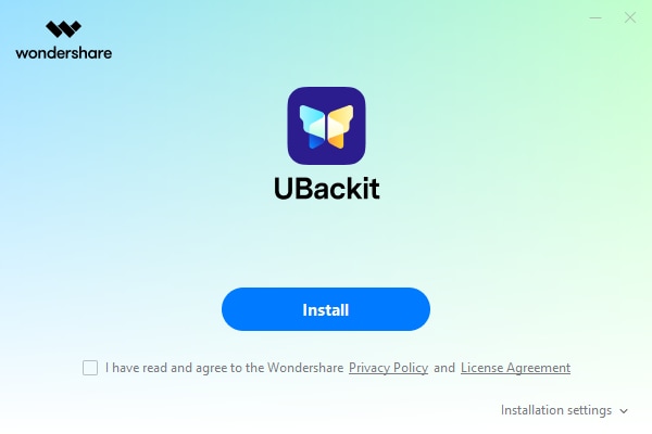 install ubackit