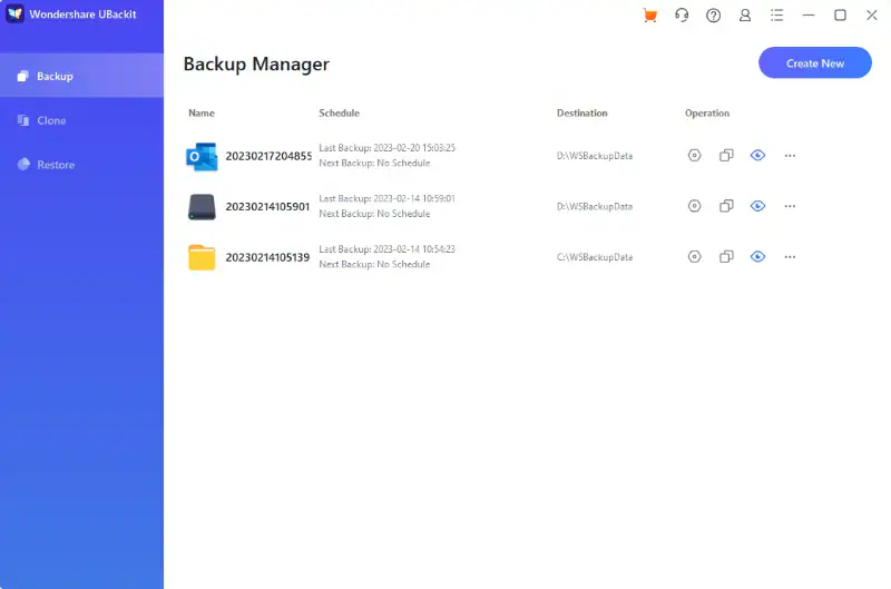 start window live email backup