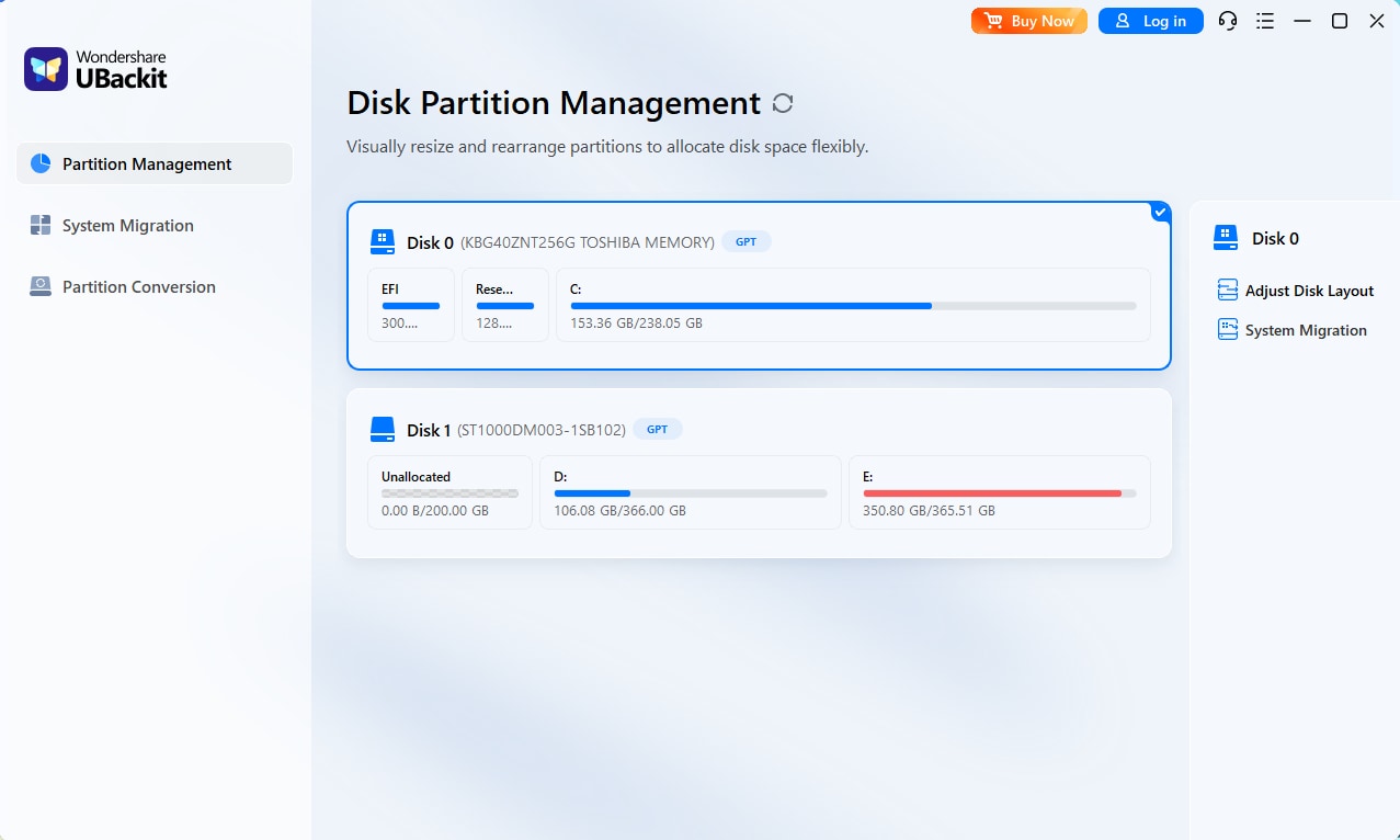 partition management