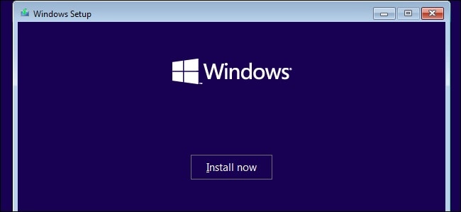 Banner de reinstalación de Windows 10