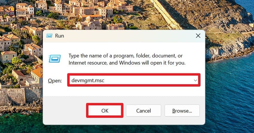 add command and choose ok