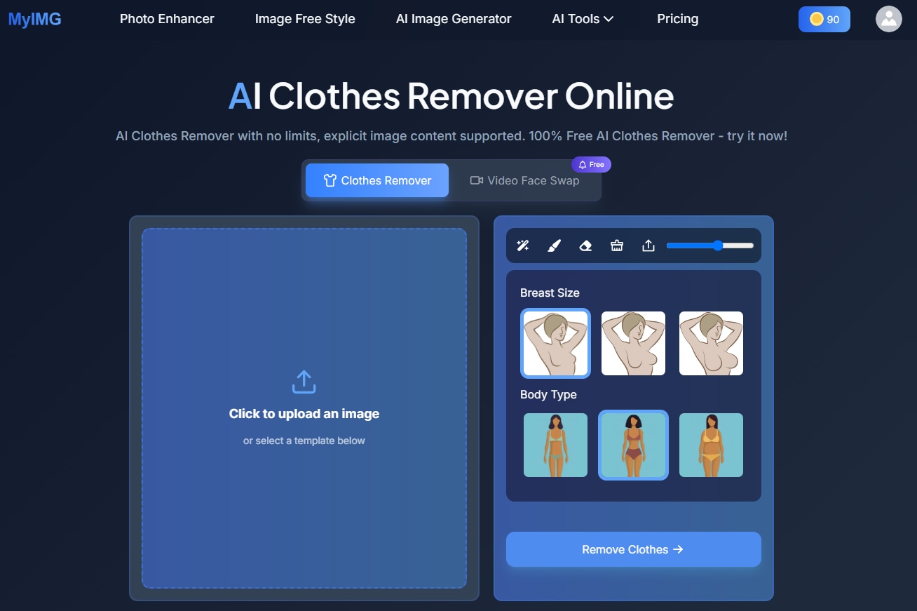 myimg bikini remover ai