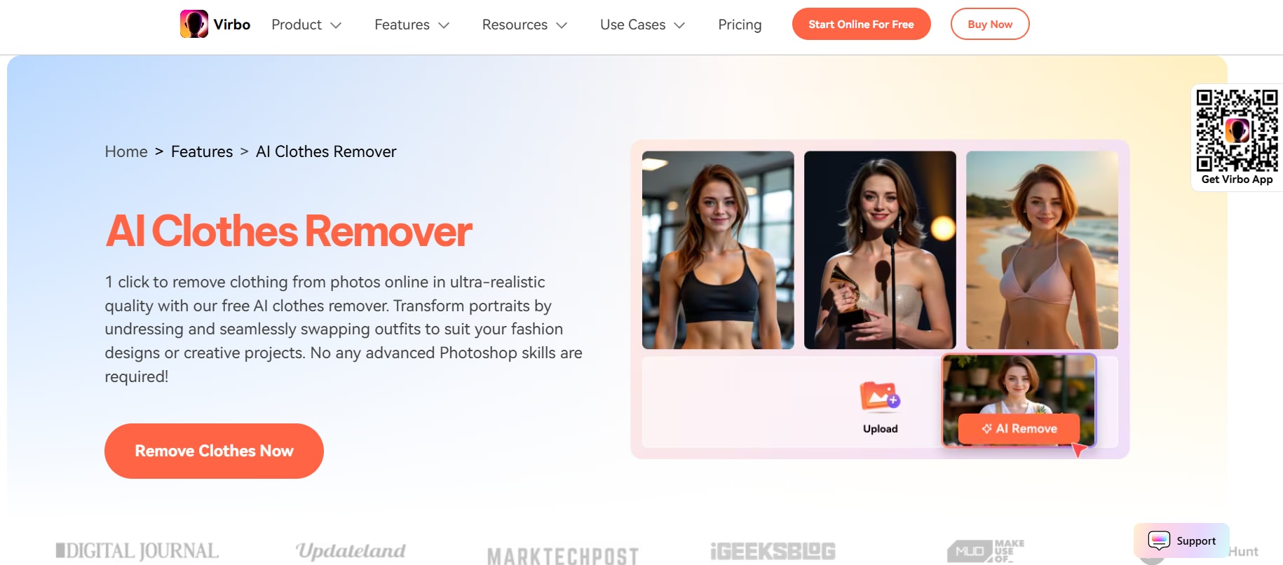 virbo ai bikini remover