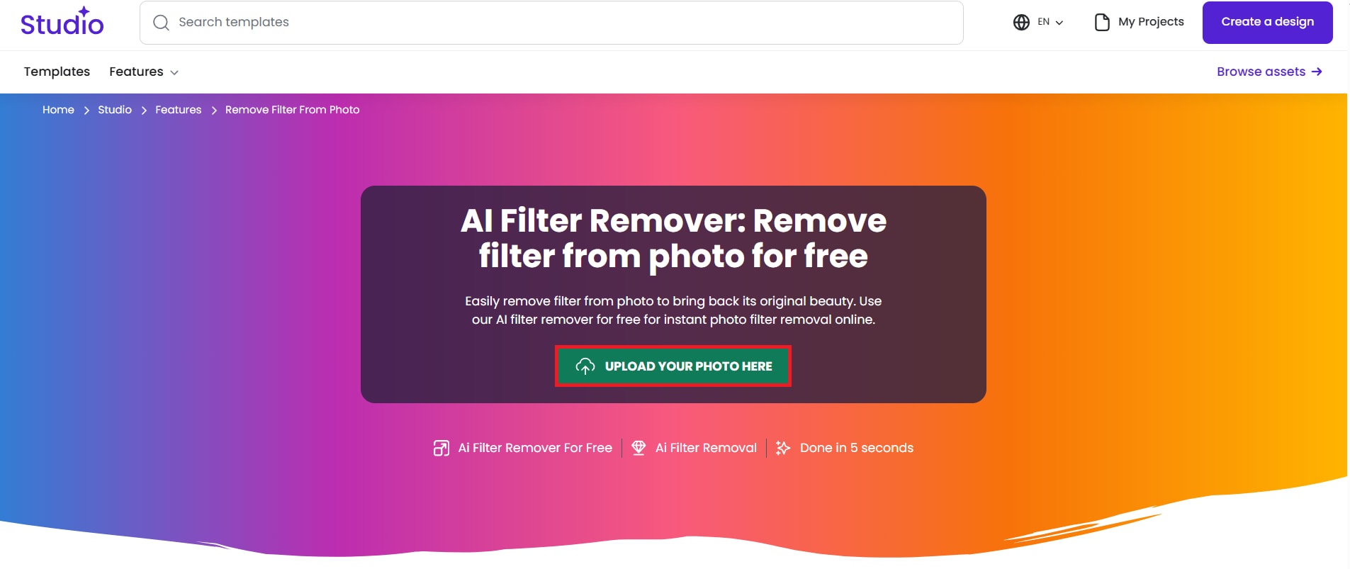 upload your photo here