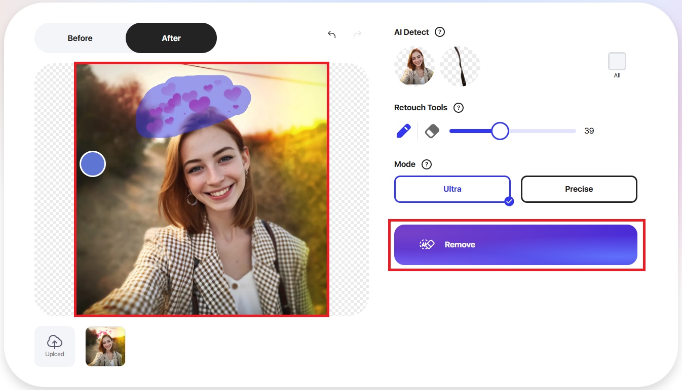 remove filter