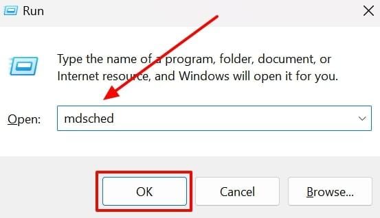 open run menu and type command