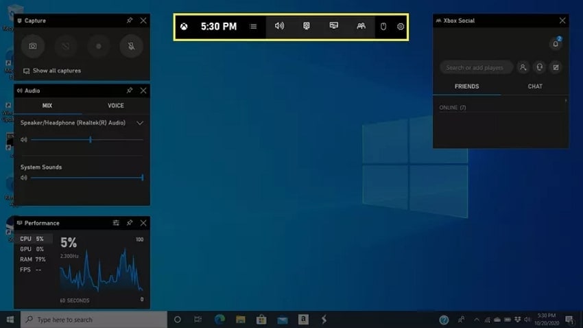 windows game bar screen recorder