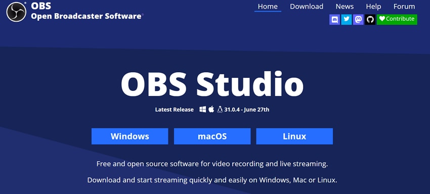 obs studio screen recorder win 10