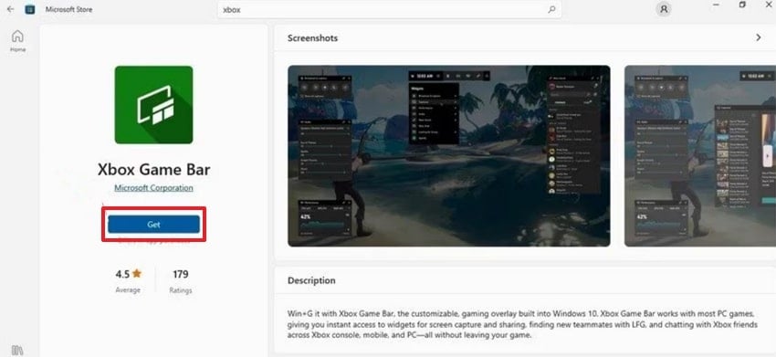 get xbox game bar