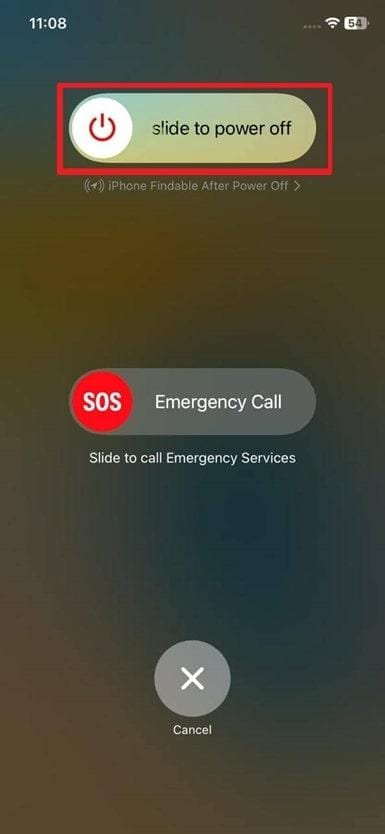 reboot iphone